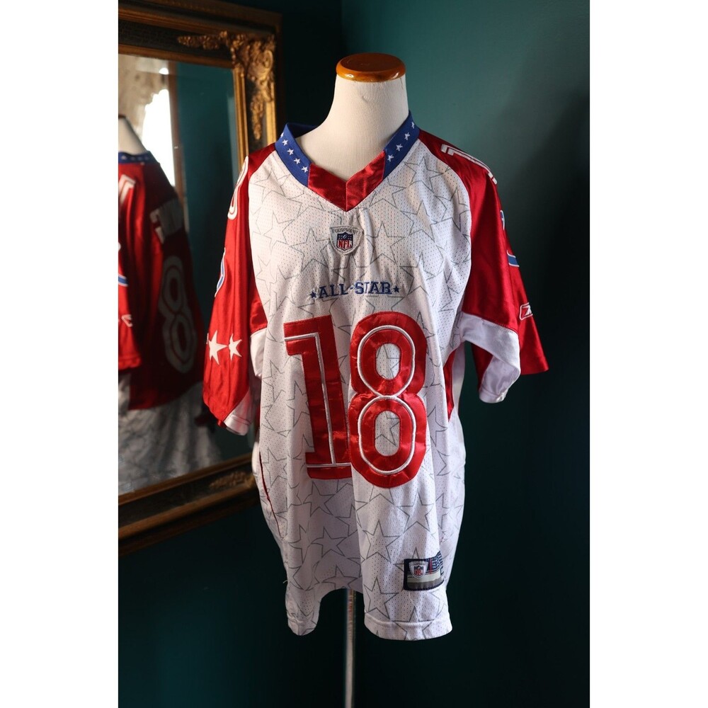 Reebok Peyton Manning #18 Indianapolis Colts Pro Bowl 2010 AFC Jersey Size 48